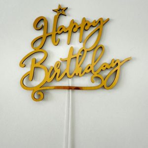 TOPPER HAPPY BIRTHDAY (trupán)