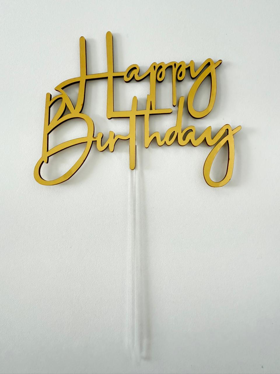 TOPPER HAPPY BIRTHDAY (trupán)