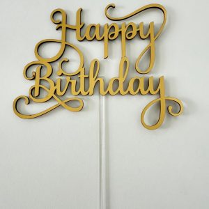 TOPPER HAPPY BIRTHDAY (trupán)