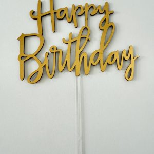 TOPPER HAPPY BIRTHDAY (trupán)