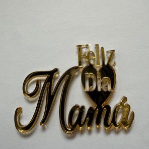 MINI TOPPER DÍA DE LA MADRE (Acrílico para cupcakes) ✨