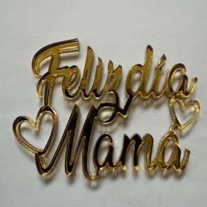 MINI TOPPER DÍA DE LA MADRE (Acrílico para cupcakes) ✨