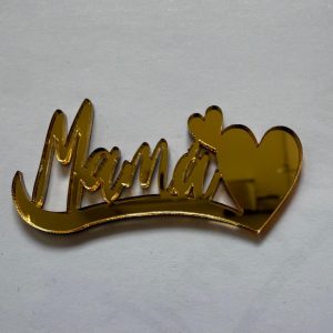 MINI TOPPER DÍA DE LA MADRE (Acrílico para cupcakes) ✨