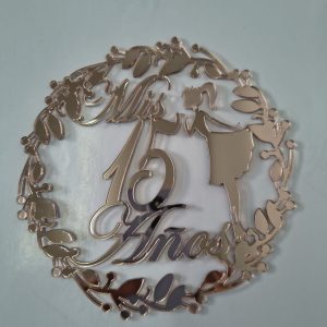 TOPPER 15 AÑOS (acrílico)