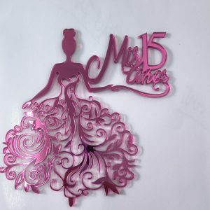 TOPPER 15 AÑOS (acrílico)