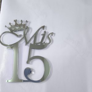 TOPPER 15 AÑOS (acrílico)
