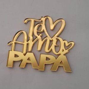 MINI TOPPER DÍA DEL PADRE (Acrílico para cupcakes) ✨